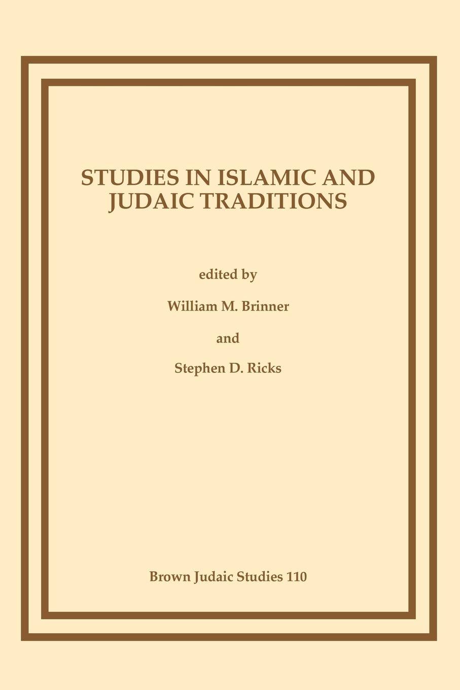 Vorderes Coverbild Studies in Islamic and Judaic Traditions