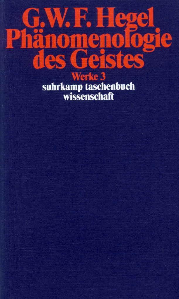Vorderes Coverbild Phänomenologie des Geistes