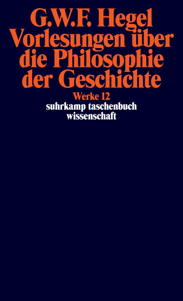 Vorderes Coverbild Vorlesungen über die Philosophie der Geschichte.