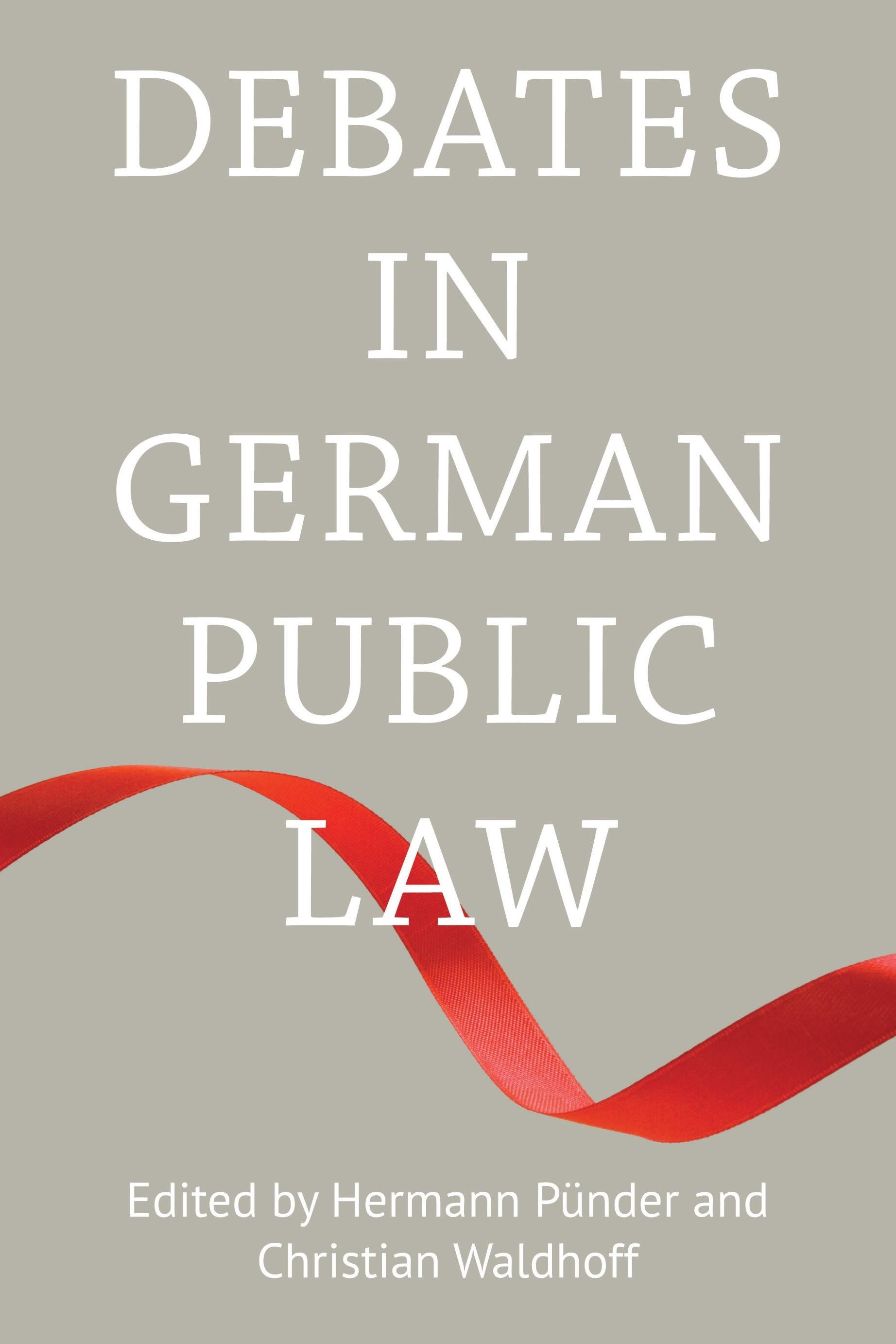 Vorderes Coverbild Debates in German Public Law