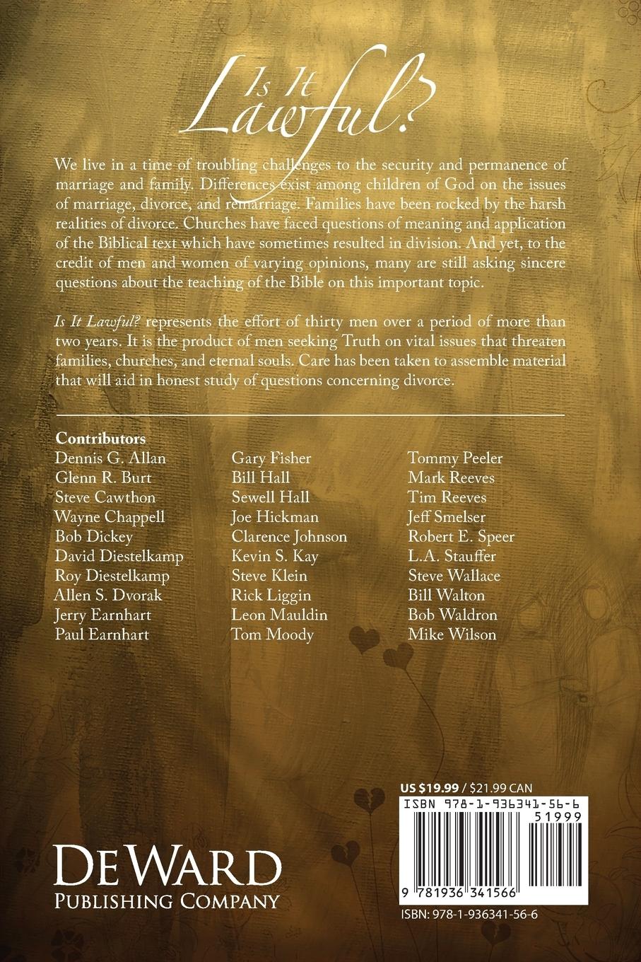 Rückseitencover Is It Lawful? a Comprehensive Study of Divorce