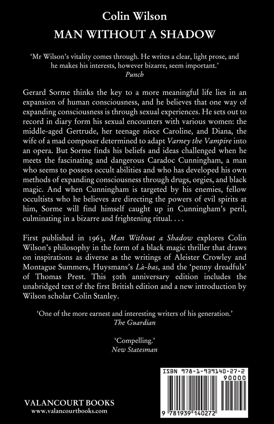 Rückseitencover Man Without a Shadow