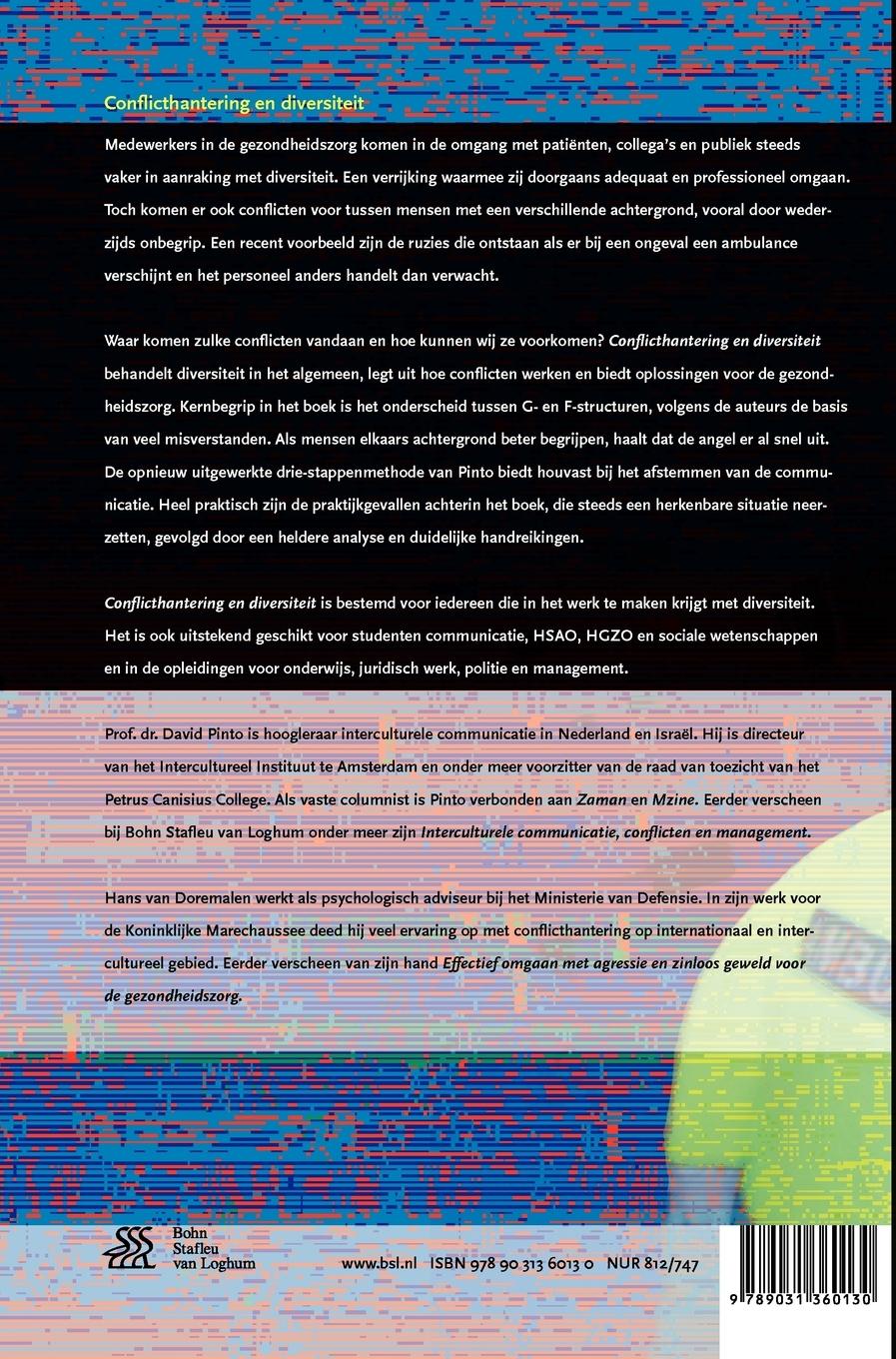 Rückseitencover Conflicthantering En Diversiteit