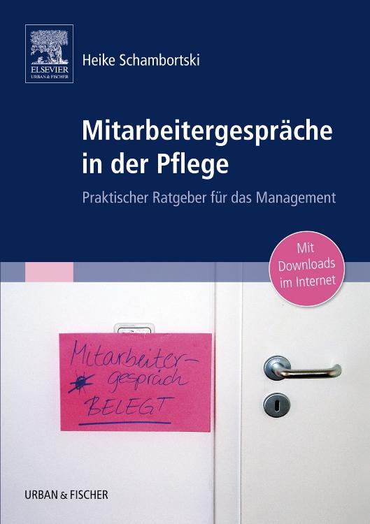 Vorderes Coverbild Mitarbeitergespräche in der Pflege