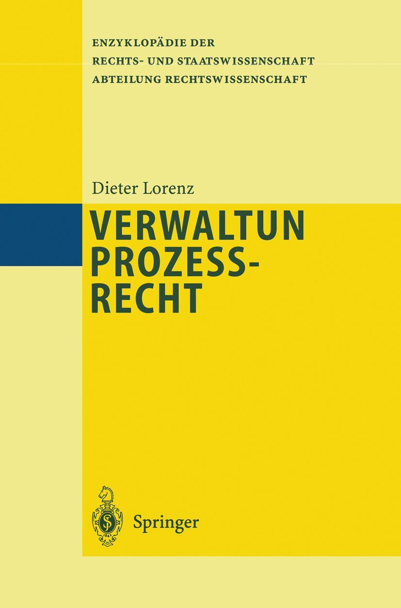 Vorderes Coverbild Verwaltungsprozeßrecht