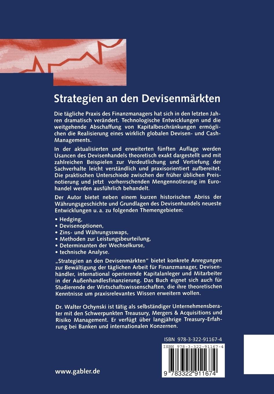 Rückseitencover Strategien an den Devisenmärkten