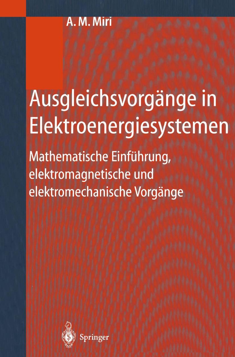 Vorderes Coverbild Ausgleichsvorgänge in Elektroenergiesystemen
