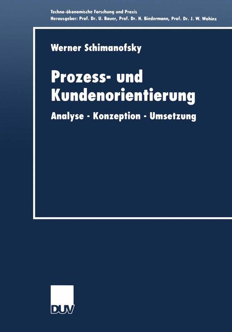 Vorderes Coverbild Prozess- und Kundenorientierung