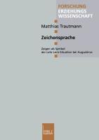 Vorderes Coverbild Zeichensprache