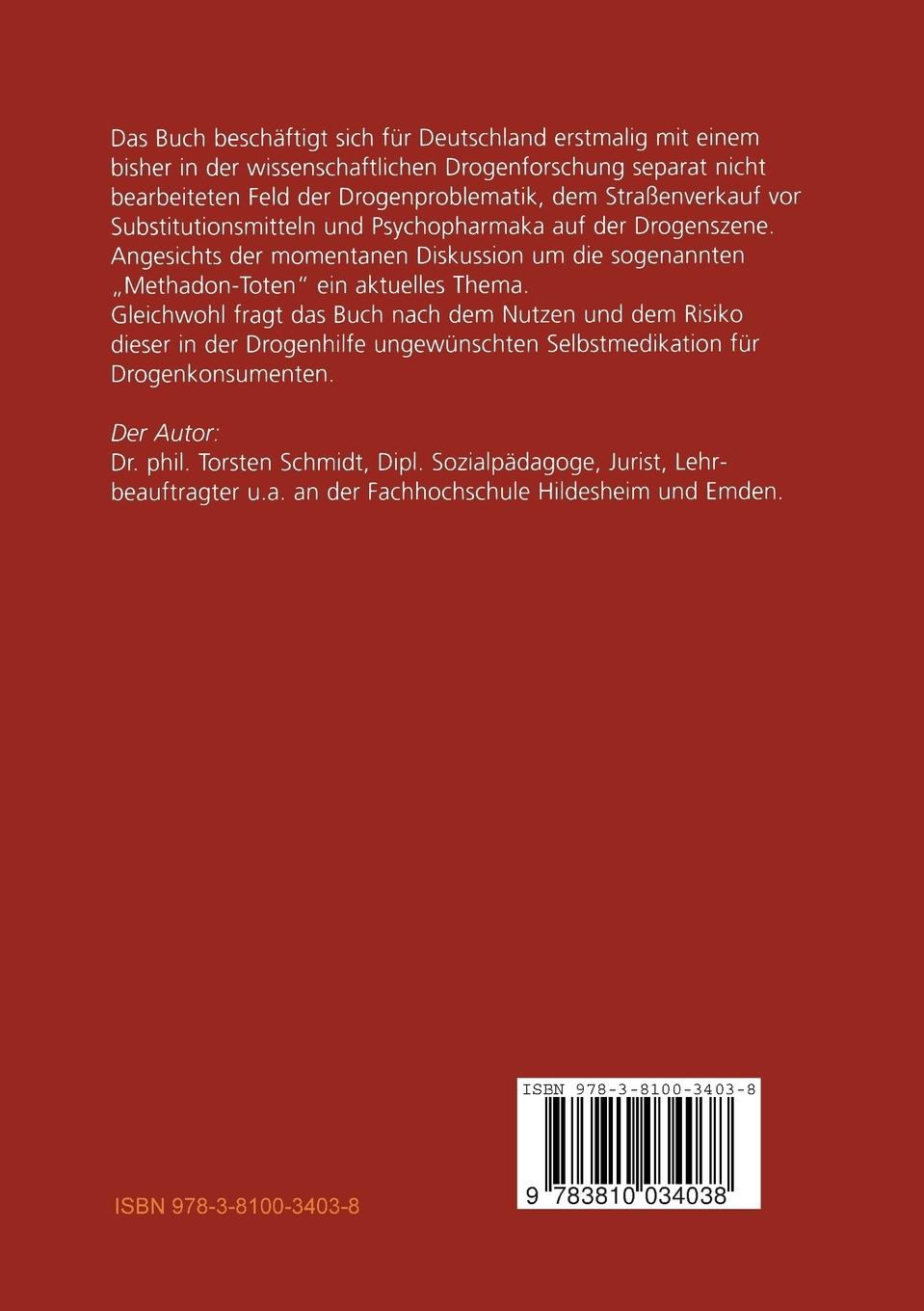 Rückseitencover Drogenhilfe und Graumarkt