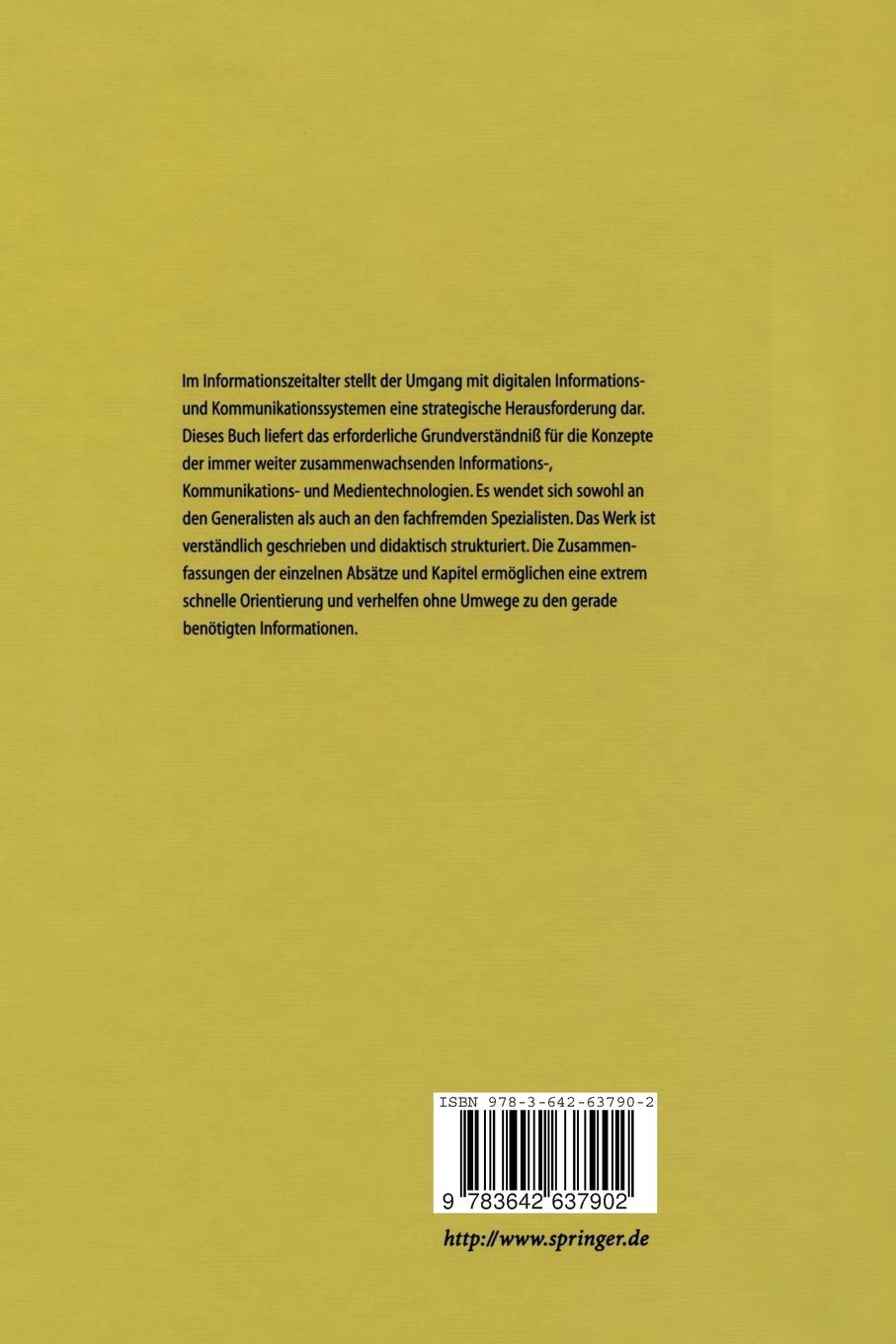 Rückseitencover Information und Kommunikation