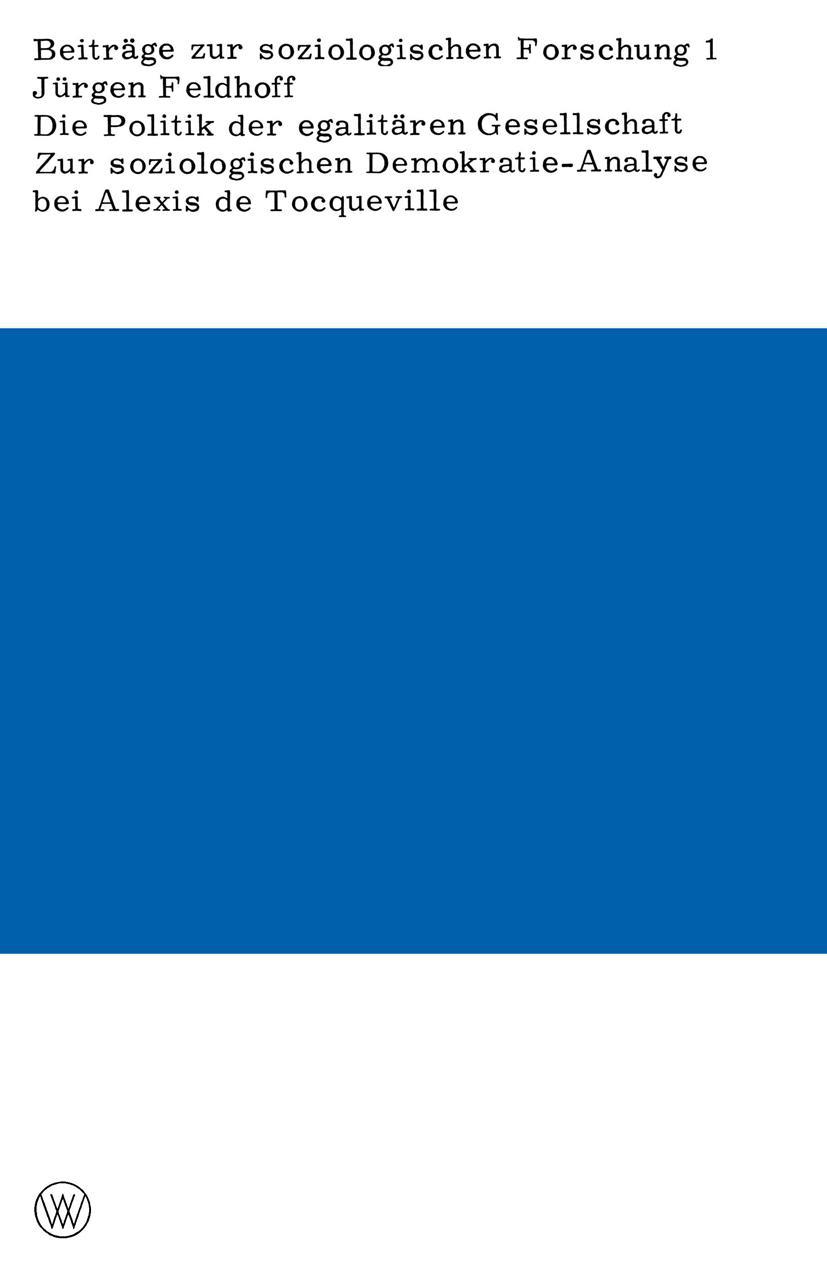 Vorderes Coverbild Die Politik der egalitären Gesellschaft