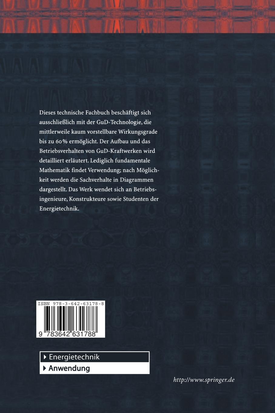 Rückseitencover Kombinierte Gas- und Dampfkraftwerke