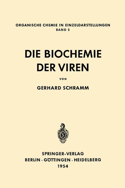 Vorderes Coverbild Die Biochemie der Viren