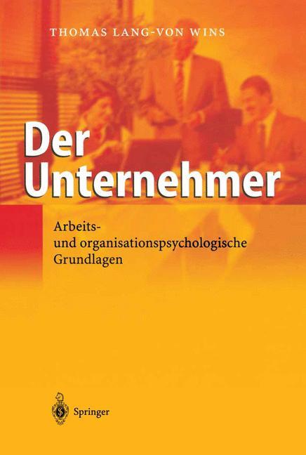 Vorderes Coverbild Der Unternehmer