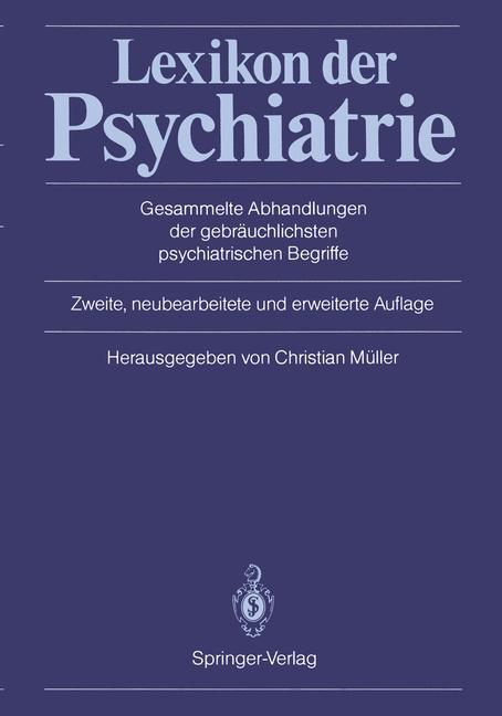 Vorderes Coverbild Lexikon der Psychiatrie