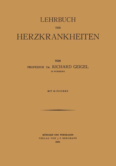 Vorderes Coverbild Lehrbuch der Herzkrankheiten