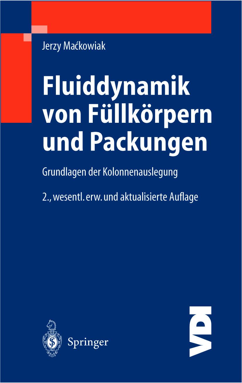 Vorderes Coverbild Fluiddynamik von Füllkörpern und Packungen