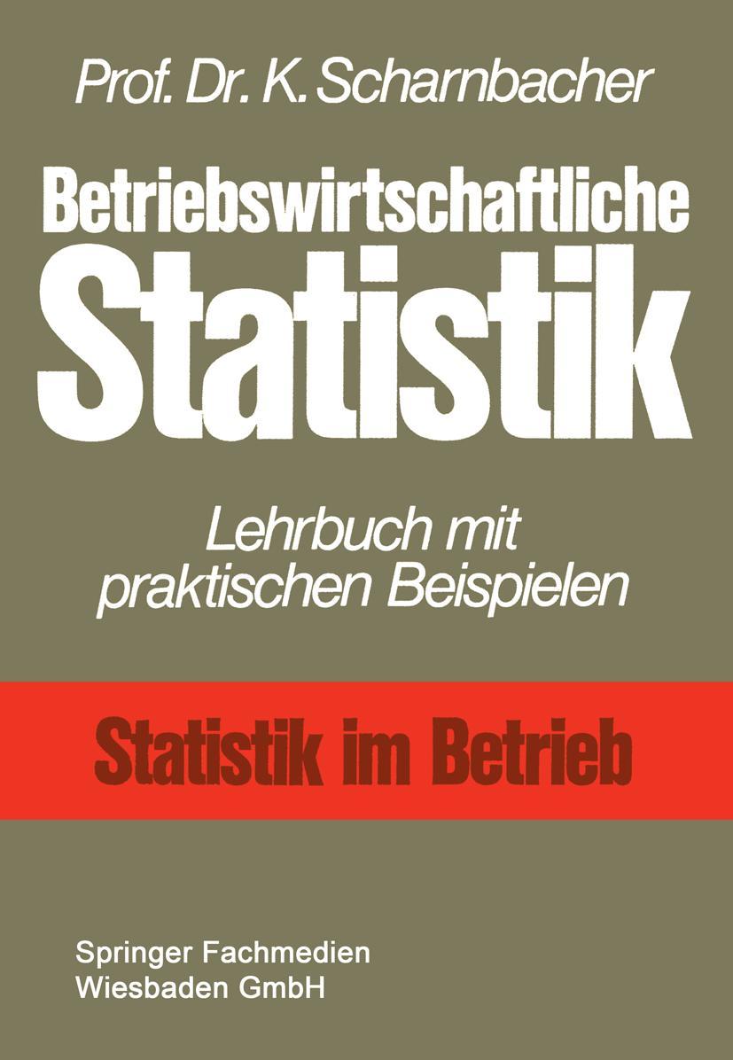 Vorderes Coverbild Betriebswirtschaftliche Statistik
