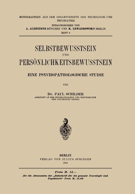 Vorderes Coverbild Selbstbewusstsein und Persönlichkeitsbewusstsein