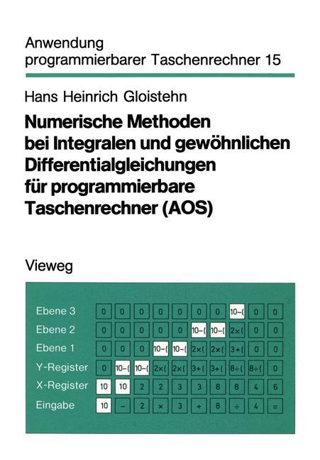Vorderes Coverbild Numerische Methoden bei Integralen und gewöhnlichen Differentialgleichungen für programmierbare Taschenrechner (AOS)