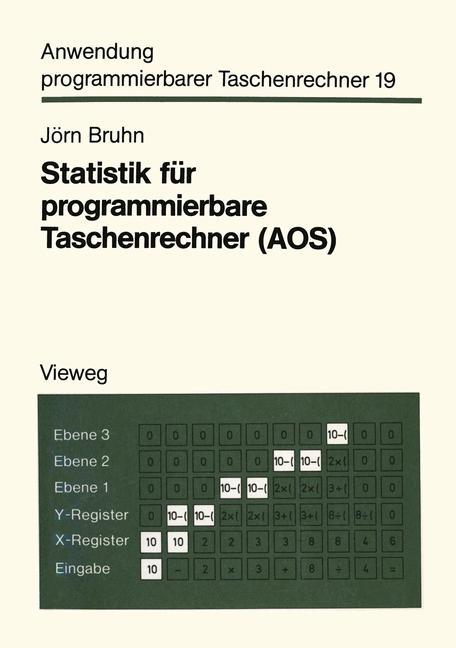 Vorderes Coverbild Statistik für programmierbare Taschenrechner (AOS)