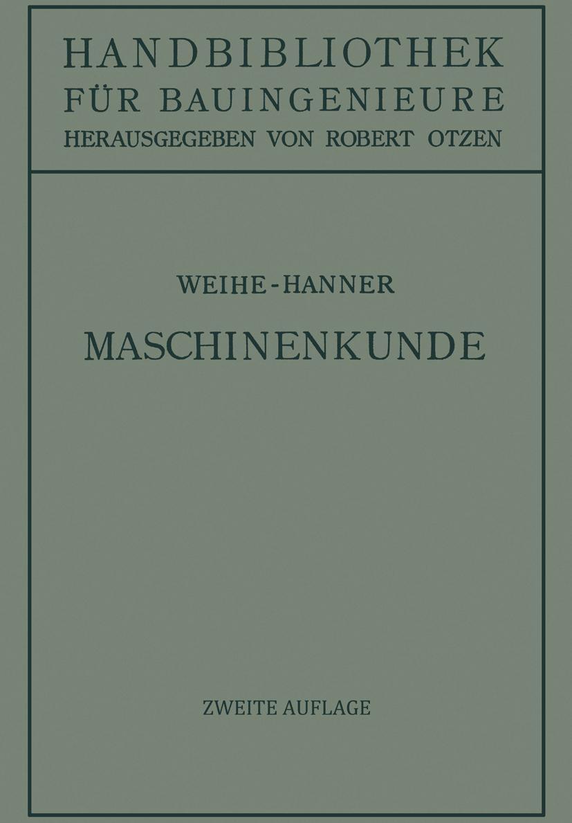 Vorderes Coverbild Maschinenkunde