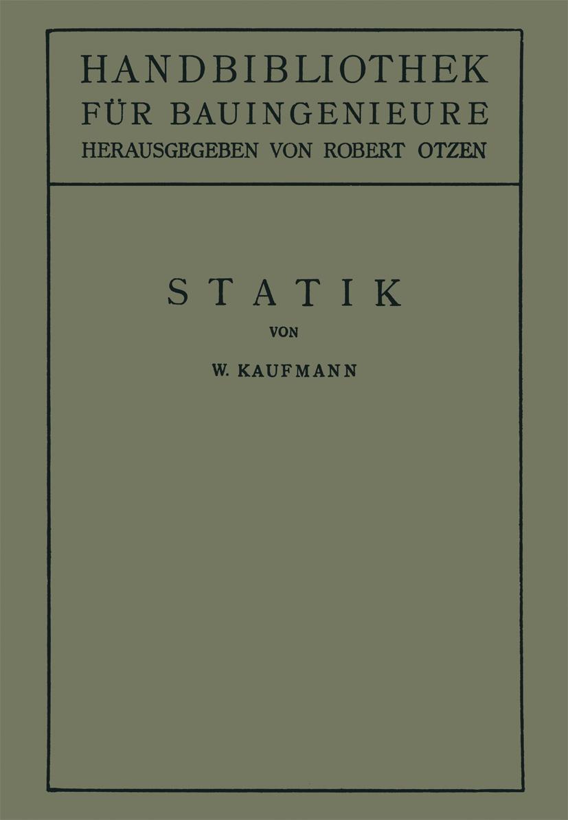 Vorderes Coverbild Statik
