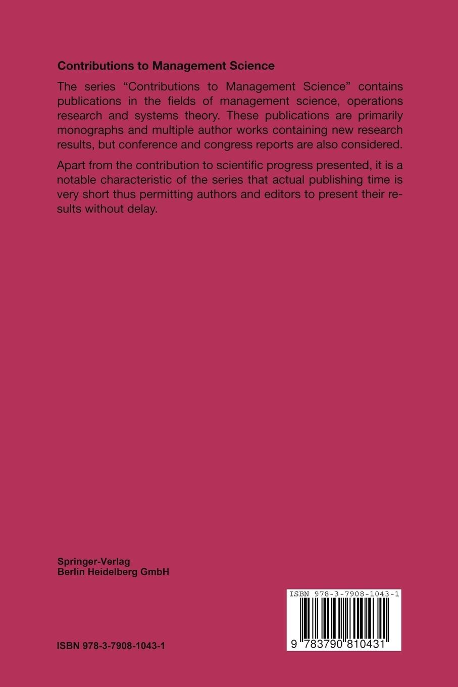 Rückseitencover New Operational Approaches for Financial Modelling