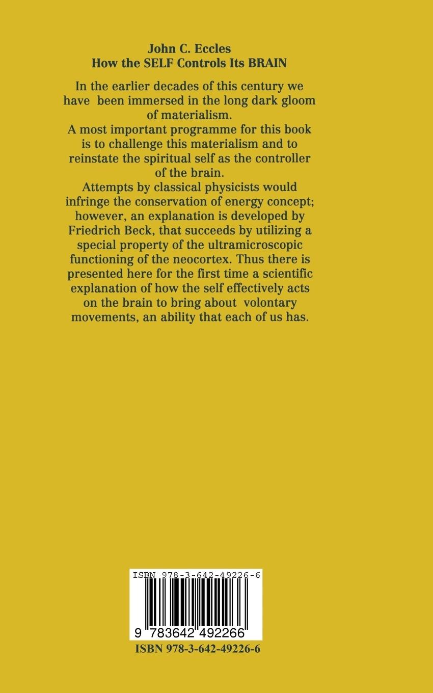 Rückseitencover How the SELF Controls Its BRAIN