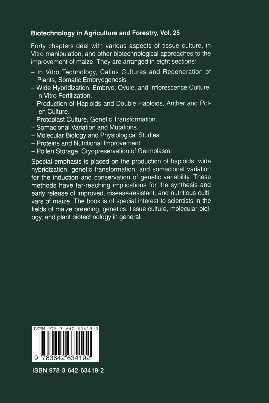 Rückseitencover Maize