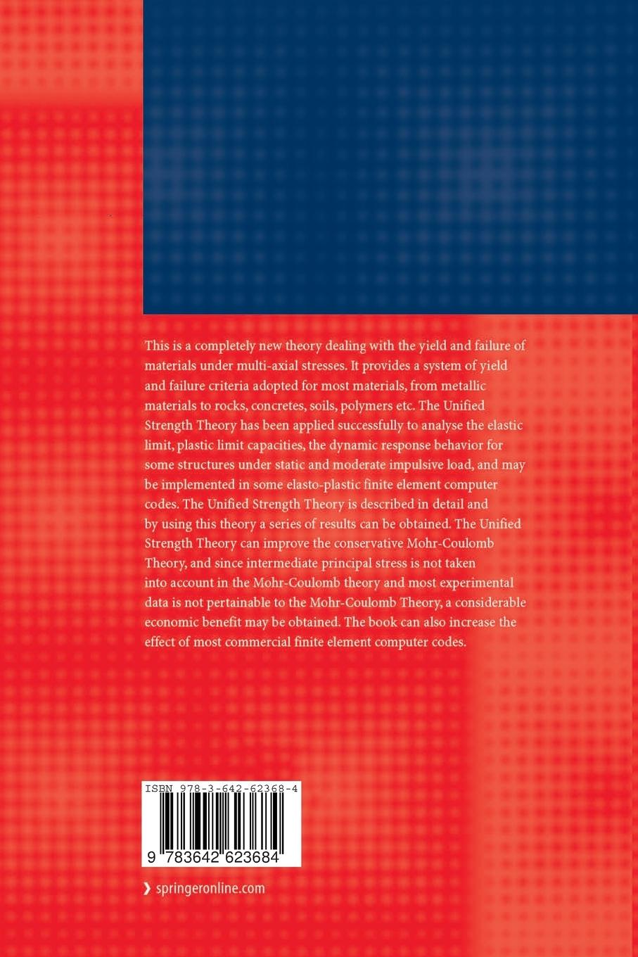 Rückseitencover Unified Strength Theory and Its Applications