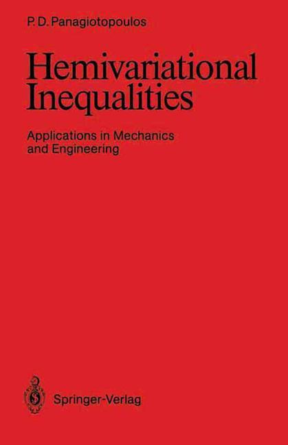 Vorderes Coverbild Hemivariational Inequalities