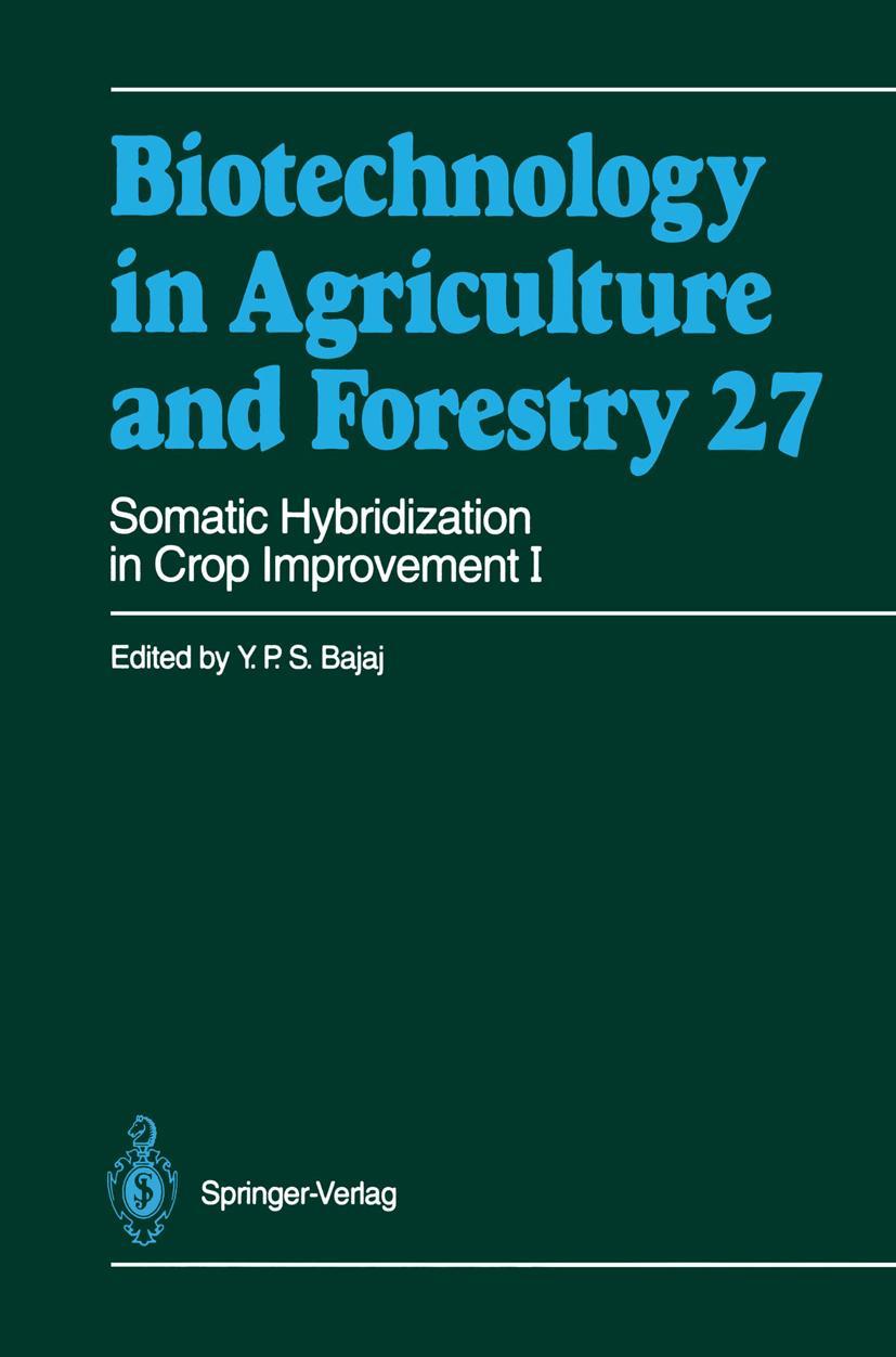 Vorderes Coverbild Somatic Hybridization in Crop Improvement I