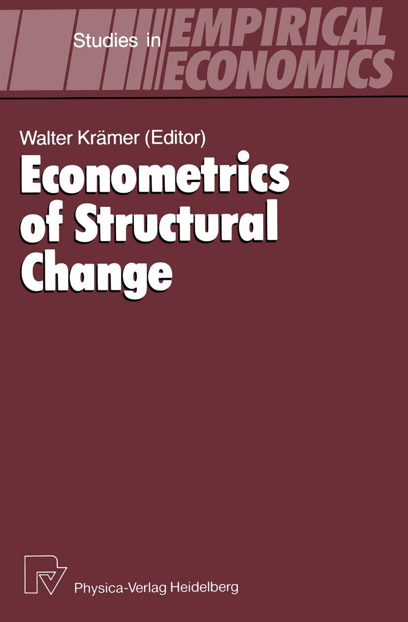 Vorderes Coverbild Econometrics of Structural Change