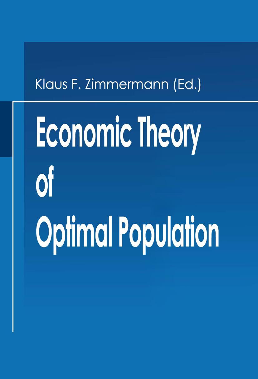 Vorderes Coverbild Economic Theory of Optimal Population