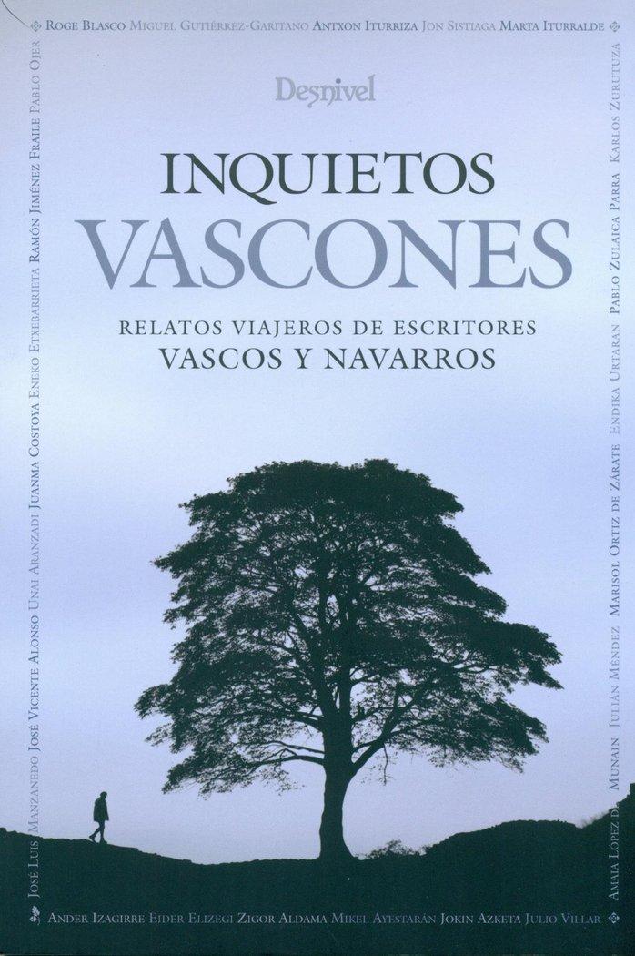 Vorderes Coverbild Inquietos vascones : relatos viajeros de escritores vascos y navarros