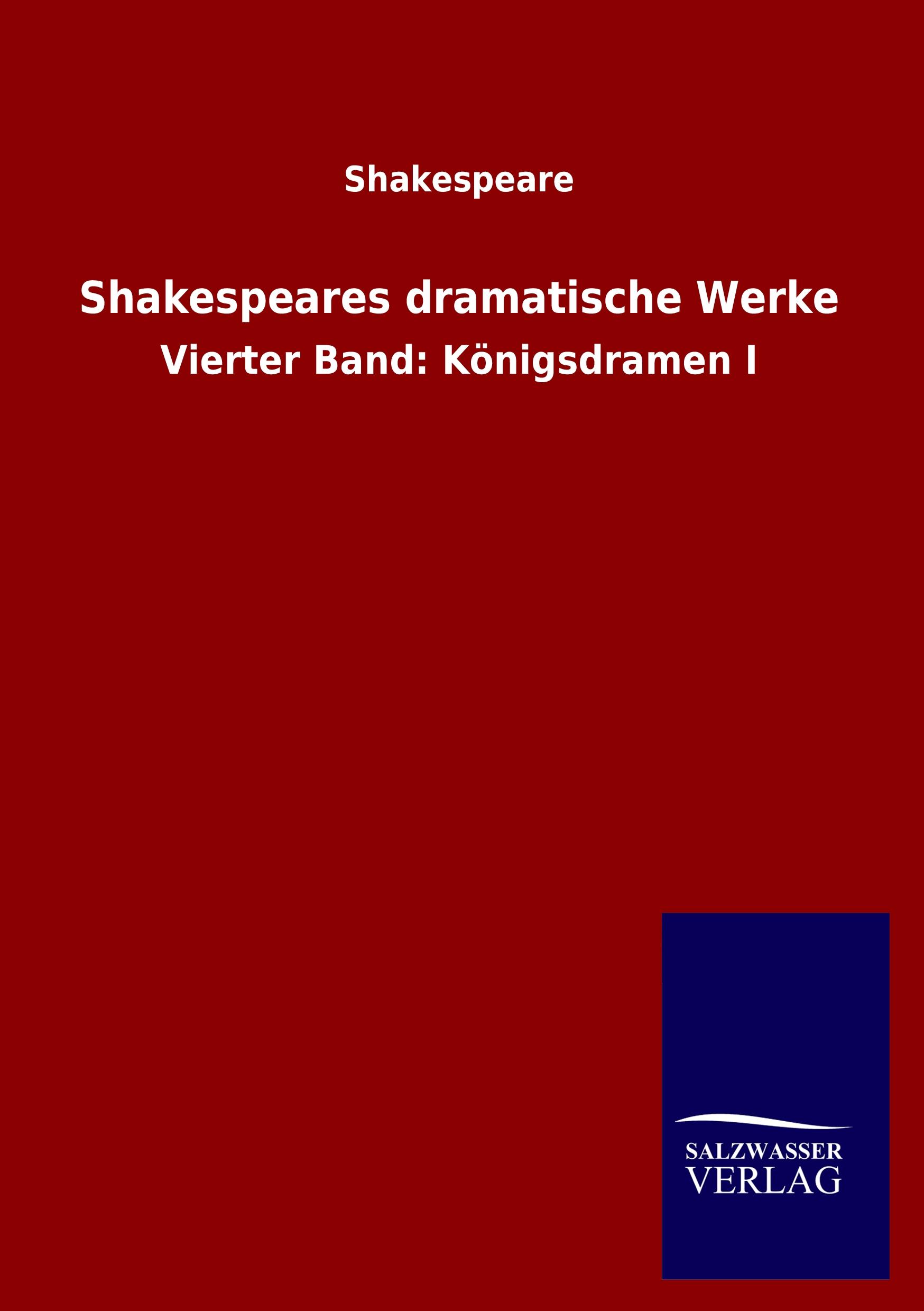 Vorderes Coverbild Shakespeares dramatische Werke