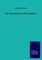 Vorderes Coverbild Die Elemente der Stereometrie