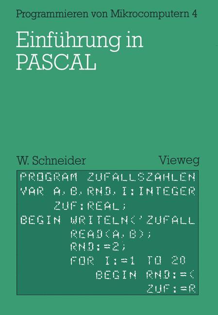 Vorderes Coverbild Einführung in PASCAL
