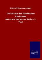 Vorderes Coverbild Geschichte des fränkischen Rheinufers