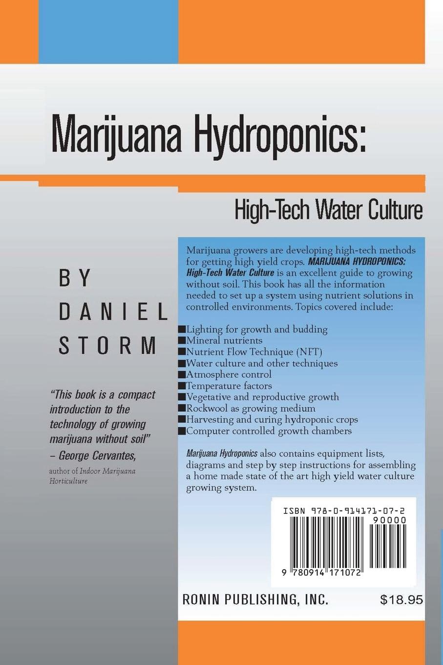 Rückseitencover Marijuana Hydroponics