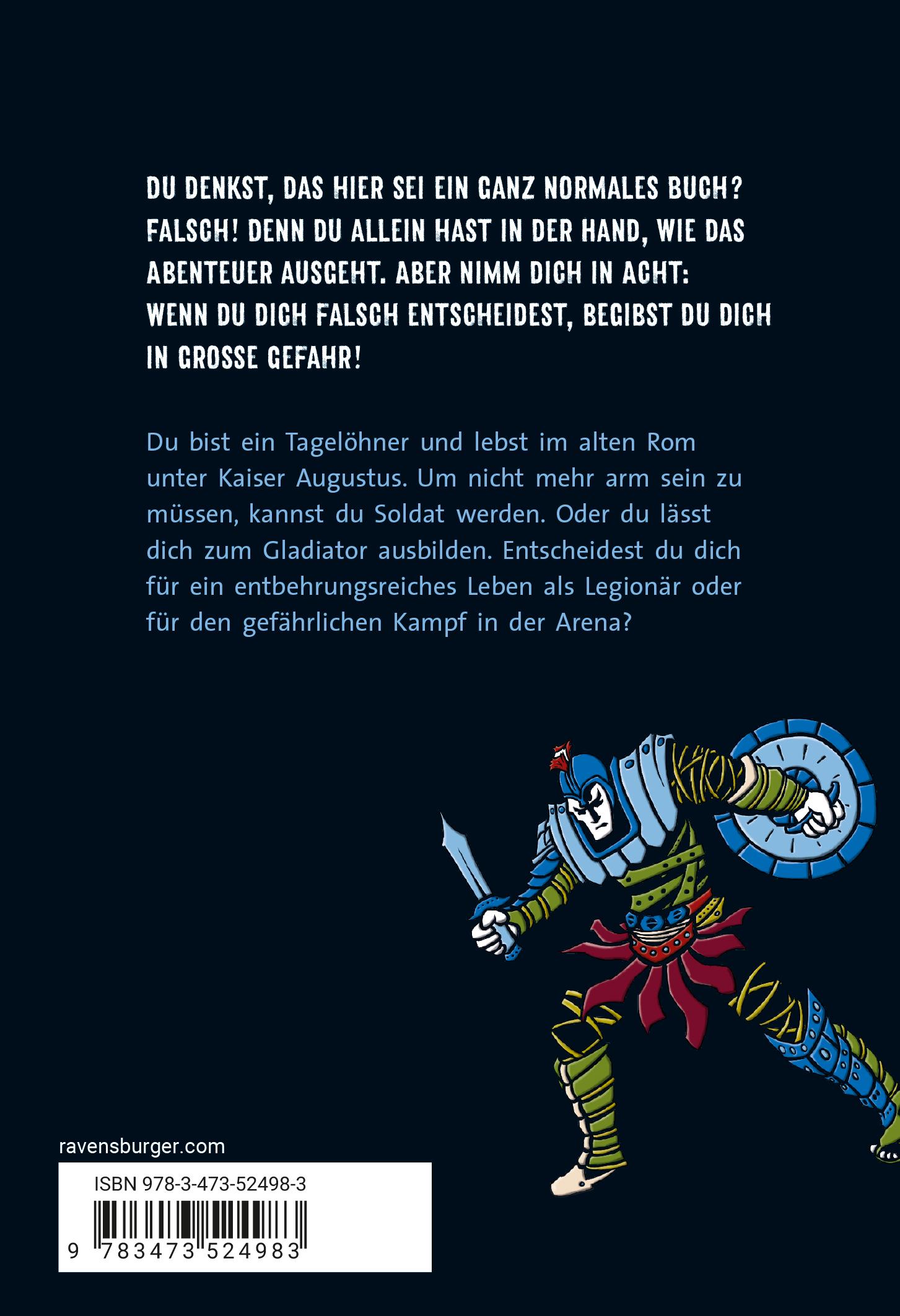 Rückseitencover 1000 Gefahren im alten Rom