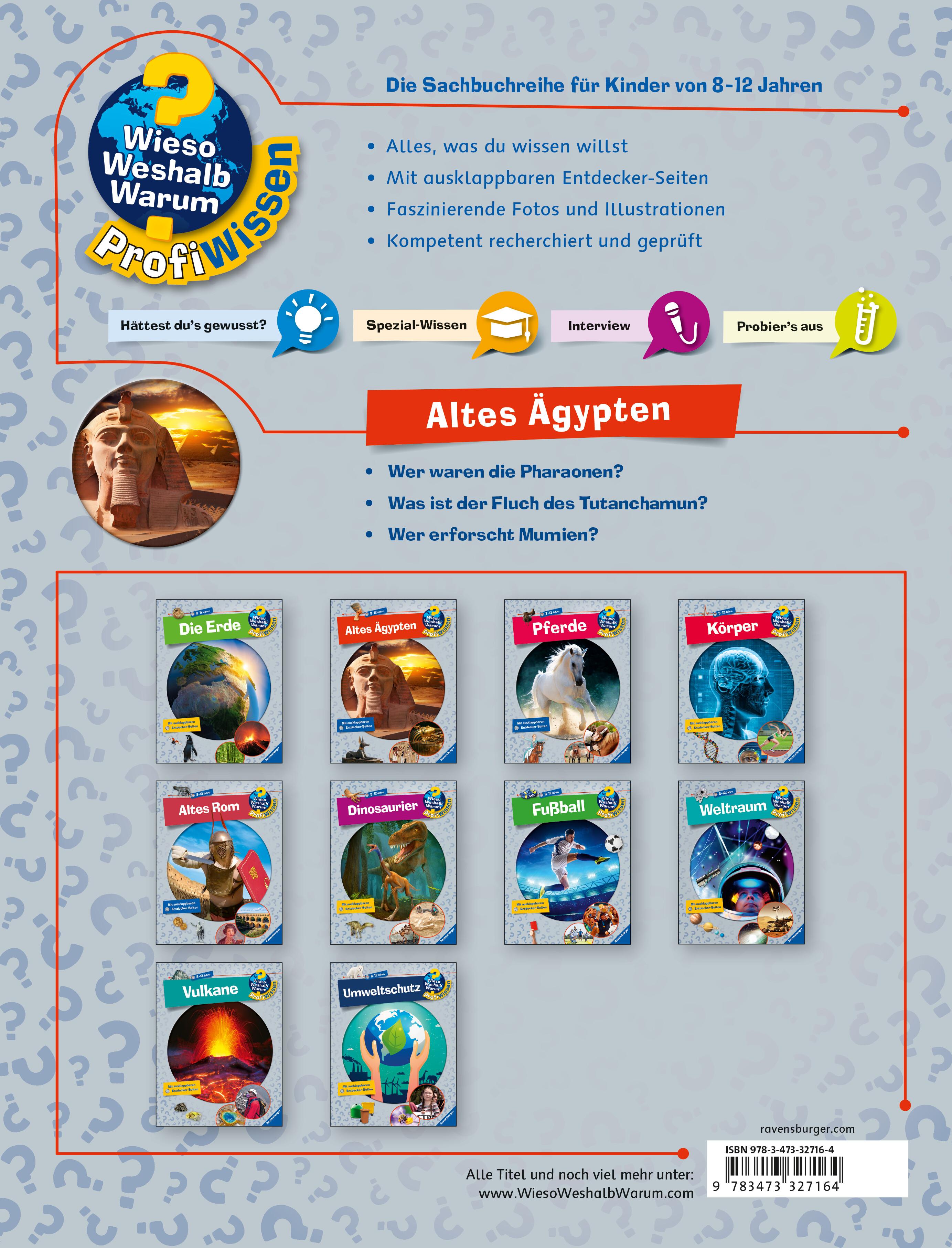 Rückseitencover Wieso? Weshalb? Warum? ProfiWissen: Altes Ägypten (Band 2)