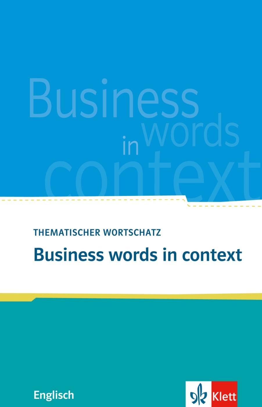 Vorderes Coverbild Business words in context