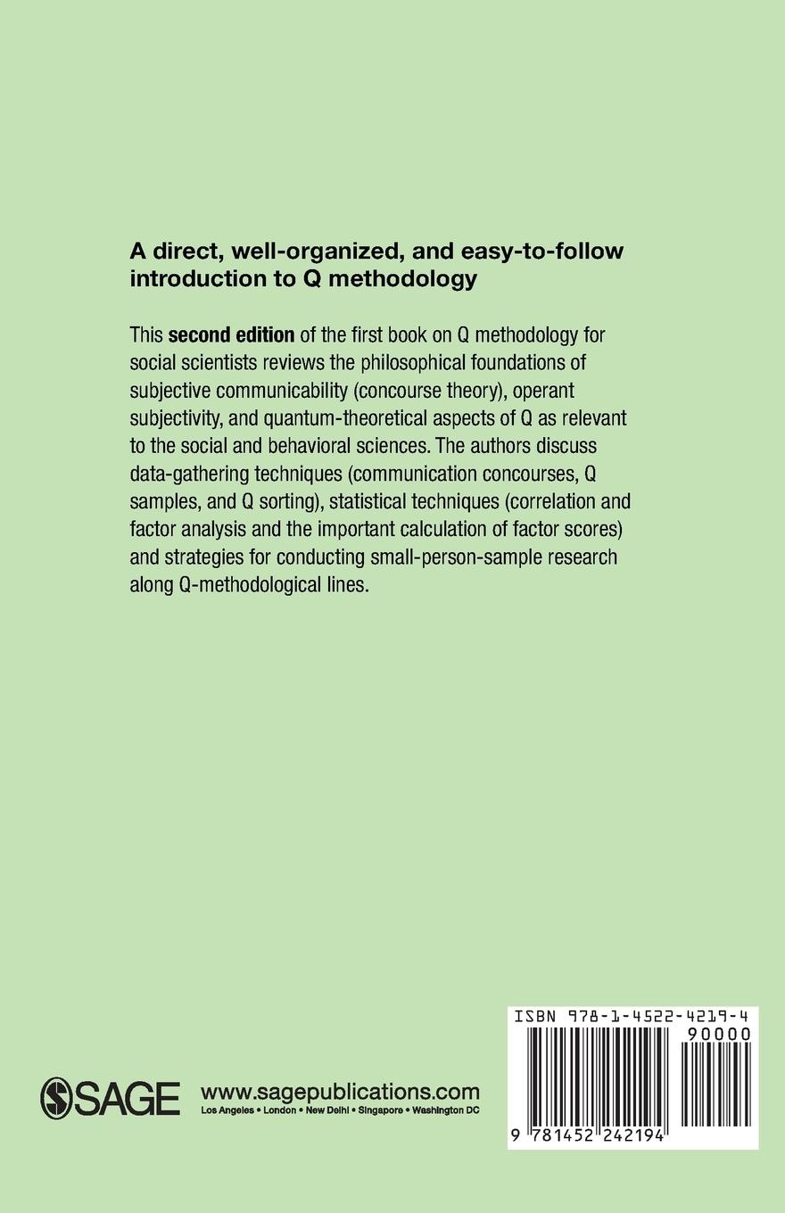 Rückseitencover Q Methodology