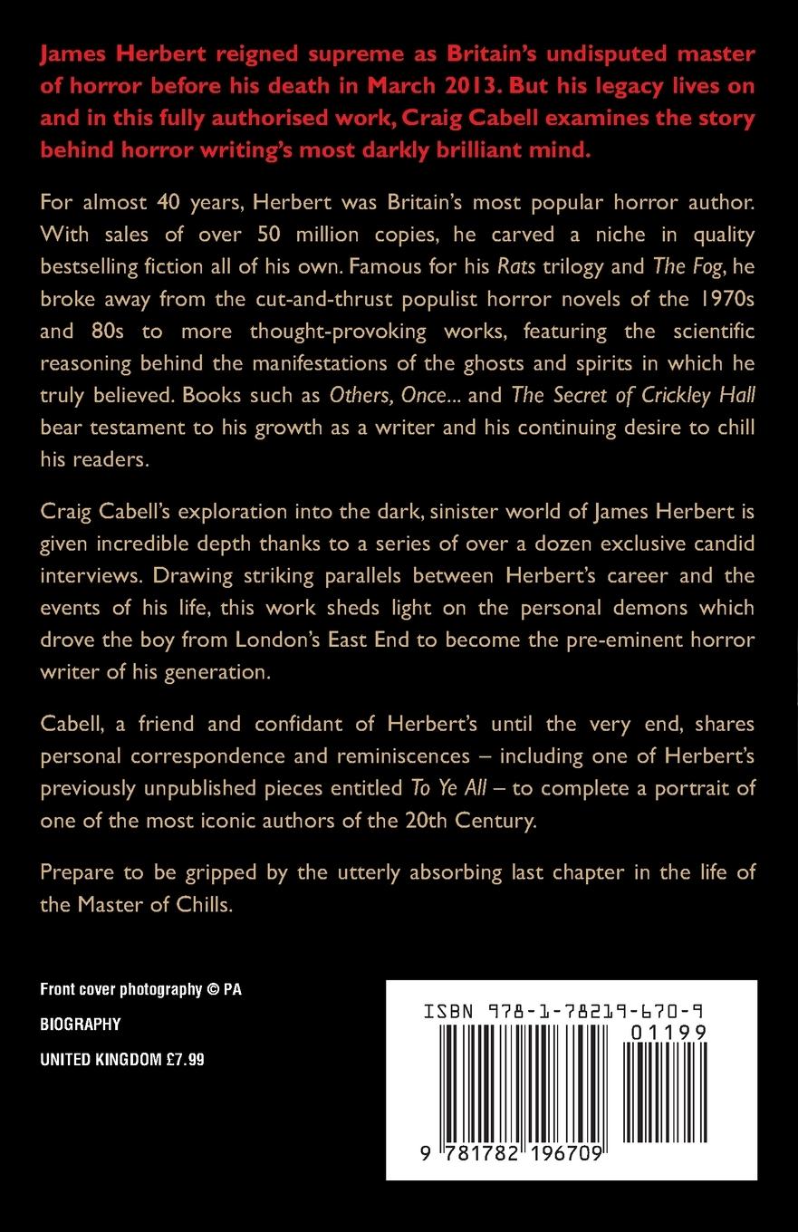 Rückseitencover James Herbert - The Authorised True Story 1943-2013