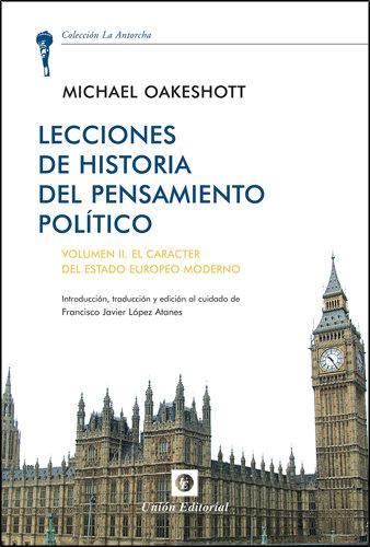 Vorderes Coverbild Lecturas de historia del pensamiento político II : el carácter del estado moderno europeo