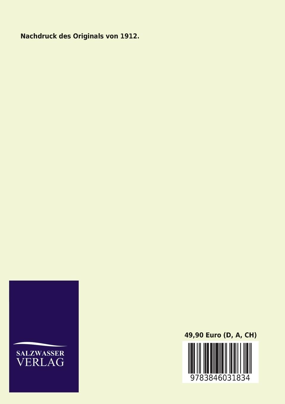Rückseitencover Karl August von Weimar