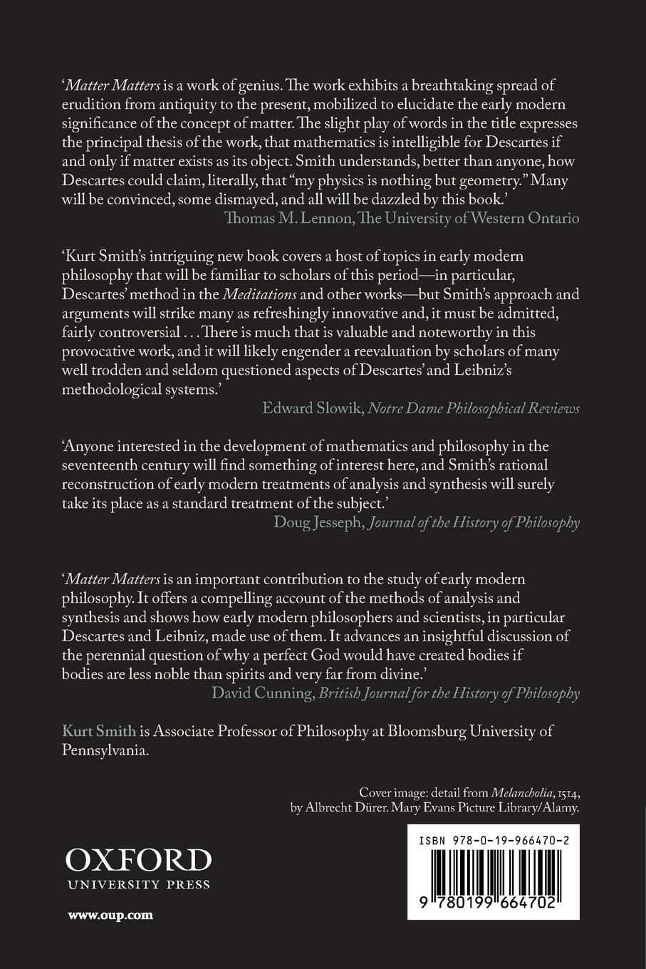 Rückseitencover Matter Matters